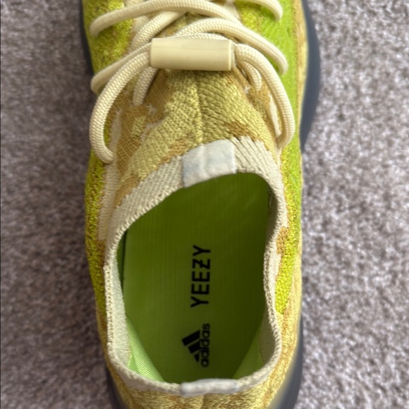 Adidas Yeezy Boost 350 V2 Lime Green Sneakers - Picture 9 of 11